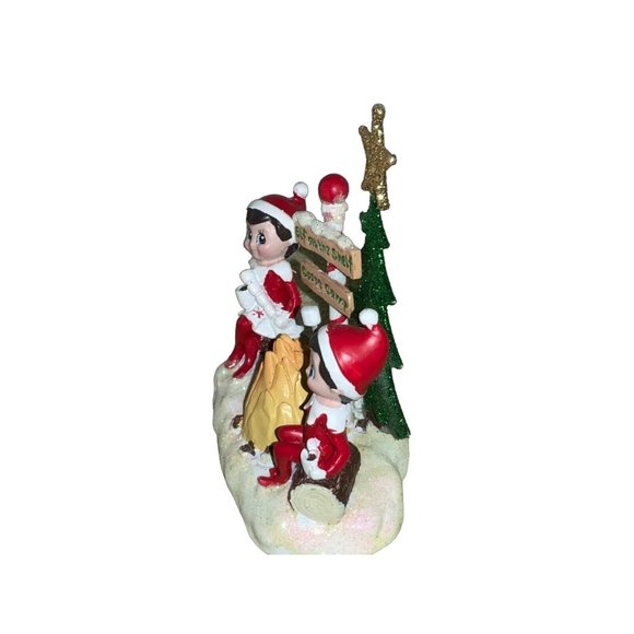 Elf on the Shelf Lighted Christmas Campfire Tabletop  small Light 4.25" H - Picture 3 of 11